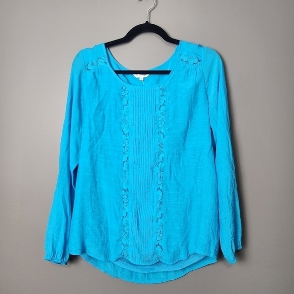 Northern Reflections Lightweight Peasent Blouse Sm NWOT - Picture 2 of 11